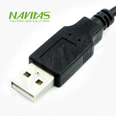 China MP3 / MP4 Player UL2725 28awg Mini USB Male Connector A Type USB Cable for sale