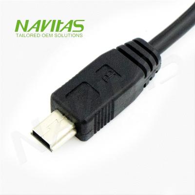 China MP3 / MP4 Player USB A To Micro USB Male Connector Charger Cable Wire for sale