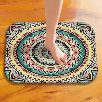 China Anti-skid Non-Slip Absorb Floor Mat Entrance Kids Prayer Mat Water Bath Mat Cartoon Eyelash Bathroom Kitchen Bed Roon for sale