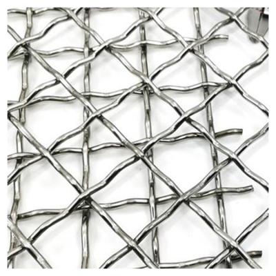 China Corrosion Resistance Decorative Security Fence Dia Pit Galvanized Stainless Steel Crimped Wire Mesh for sale