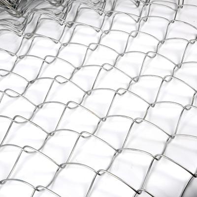 China Easily Assembled Cheap PVC Coated Chain Link Wire Mesh Fence Hot Dipped Galvanized Farm Fence for sale