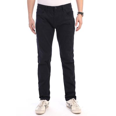 China Men Jeans OEM ODM Cotton Stretch Breathable Zipper Fly Straight Classic Fashionable Pants Trousers Customized Breathable for sale