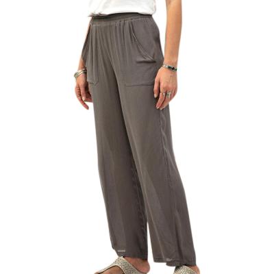 China Breathable Breathable Plain Dyed Anti-Pilling Casual Pants Women's Pants for sale