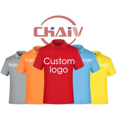 China Drop Shoulder Loose Design Logo Anti-wrinkle DZ-004 CHAIV Men's Cotton Oversize Custom T-shirts for sale