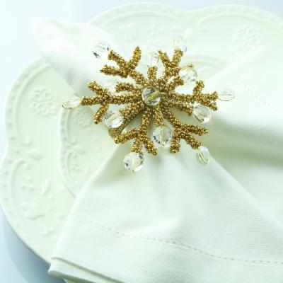 China Viable Acrylic Flower Napkin Ring Napkin Wedding Table Decoration Napkin Holder for sale