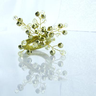 China Viable crystal flower napkin ring napkin decoration wedding napkin holder qn20092501 for sale