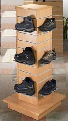 China Tower Unit Slatwall Clothing Racks , 4 Sides Slatwall Retail Display Systems for sale