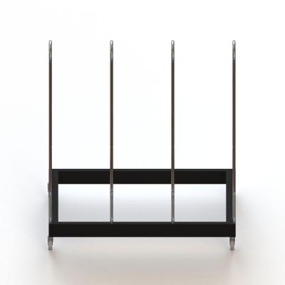 China Shoulder Pad Steel Display Rack Rugby Clothes 4 Holders Display Stand for sale