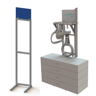 China Floor Standing Welded Metal Frame Branded Display Stands for sale