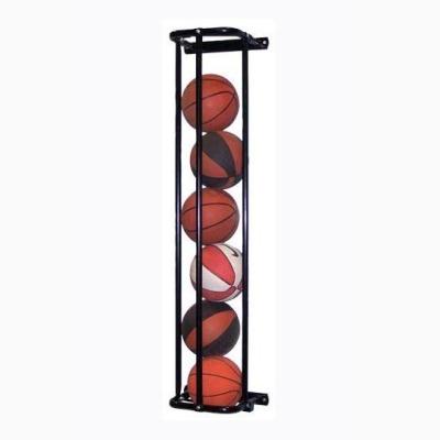 China Vertical 6 Or 12 Basketballs Storage Sport Equipment Racks Wall Mounted for sale