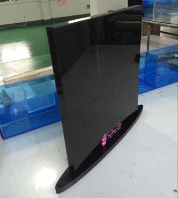 China Black Count Panel 45x47cm One Side Branded Display Stands Acrylic for sale