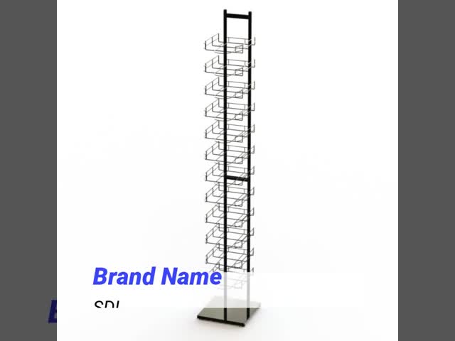12 Tiers Floor Standing Hat Rack Metal Wire Baseball Cap Display Rack