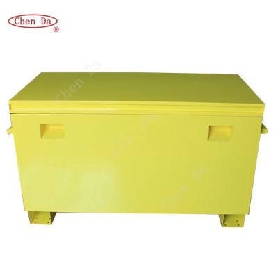 China Iron Customized Rigid Powder Coated Steel Outdoor Storage Construction Site Tools Cabinets /Jobsite Storage Boxes 3 in 1 for sale