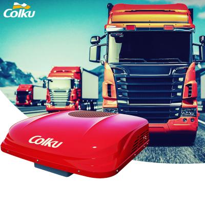 China Hot Selling Colku Brand Auto Electric Truck 24v Battery Operated Sleeper With DC Compressor Low Consumption Easy Install 6290 Btu 880*783*310mm for sale