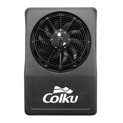 China Colku brand factory best price electric compact rear rack split truck cabin air conditioning 24V with DC compressor 18KW W430*D256*H629mm for sale