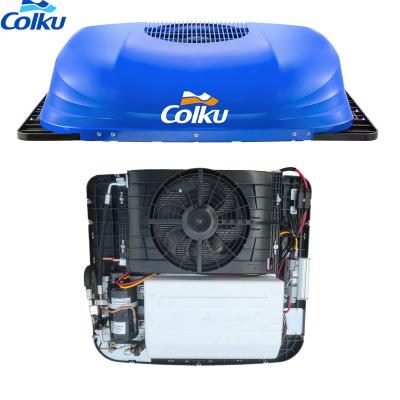 China New Arrival DC 12v 24v Truck Cabin Air Conditioner For Tractor RV Camper Conditioner Electric Battery Power 976*830*205mm for sale