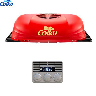 Cina Colku Factory Price Universal Mini Rooftop Caravan Rc Camping AC Car Air Conditioner For Sale 976*830*205mm in vendita