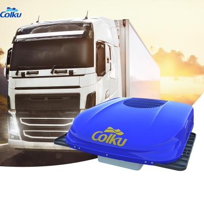 Cina All-in-one Parking Air Conditioner 12V 24V Battery Operated Rooftop Design for Truck Camper Caravan RV Motorhome 976*830*205mm in vendita