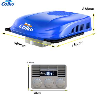 China Top Electric Truck RV Roof Top Caravan Camper Roof Air Conditioner For Aire Acondicionado 12v 24v Air Conditioning W880mm*D783mm*H310mm Te koop