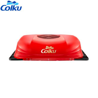 Cina Colku Brand Hot Selling Auto Electric Truck 24v Cabin Battery Mounted Air Conditioning For Mini Caravan Motorhome 7480BTU 976*894*355mm in vendita