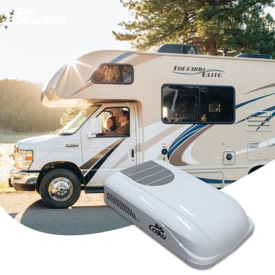 China 2022 august luxury coming soon 12v mini roof top refrigeration unit camping air conditioner electricity power for rv caravan use zu verkaufen