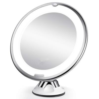 China Amazon Success 2020 Lighted Hanging Vanity Mirror With Lights Travel Makeup Magnifying Portable Led Mirror for sale