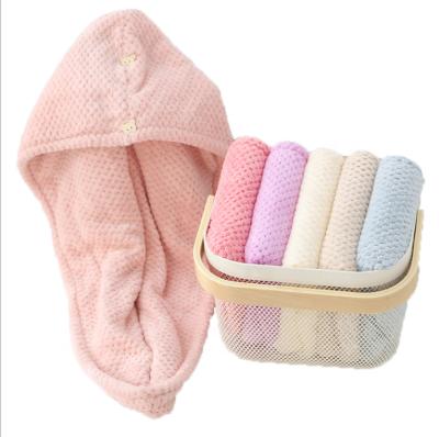 China Shower Spa QUICK DRY Microfiber Terry Dry Hair Towel Main Wrap for sale