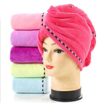 China QUICK DRY QUICK DRY Microfiber Towel Hair Salon Turban Wrap For Women for sale