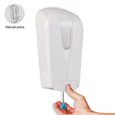 China Foam Soap Dispenser Hospital Manual Plastic Bottle Manual Soap Dispenser With Lock for sale