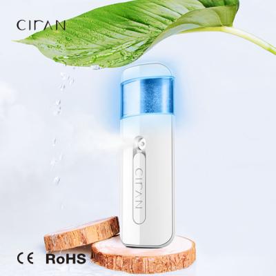 China 2020 Hot Sale Customized Private Label Mini Face Nano Mister Portable Moisturizer Sprayer for sale