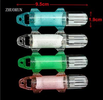 China Fishing Tools ZHUORUN 600 Hours Deep Loop 700m Fish Lure Underwater Lure Lamp Green LED Flashing Fishing Light for sale