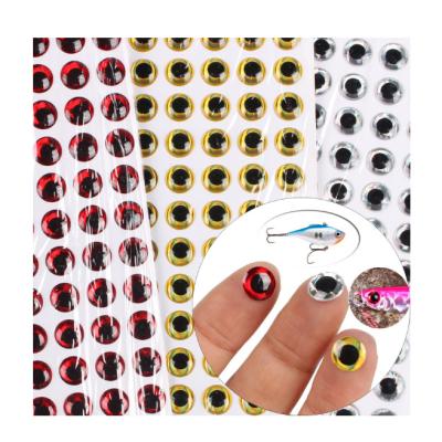 China ZHUORUN 100pcs/set 3D Plastic Fishing Eyes Holographic Lure Eyes Making Fishing Lure For Flying Tying Artificial Fish Eye DIY 3mm 4mm 5mm 6mm for sale