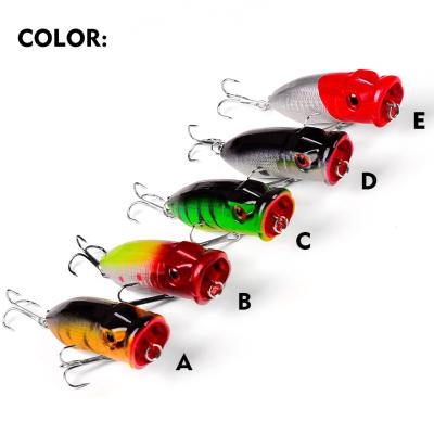 China ABS Plastic Snap Wobblers ZHUORUN Topwater Artificial Fishing Lures Hard Bait Plastic Fishing Tackle With Hooks Snap Fishing Lure for sale