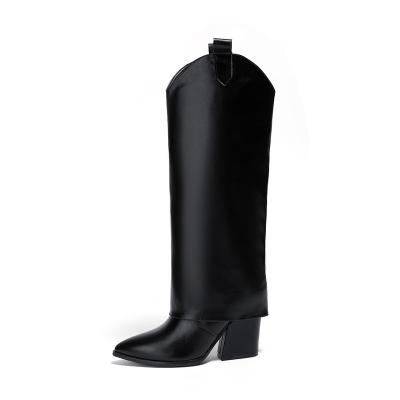 China Hard-Wearing 2023 Wedge boots high-heeled women's boots for sale