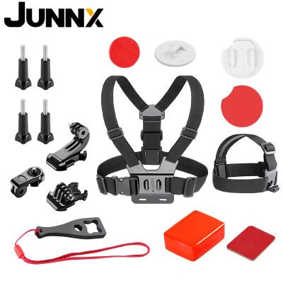 China Mount and Protect Action Cameras Anywhere JUNNX Sports Camera Surfboard Accessories Kit Chest Best Sticker Adhesive Surfing Rig Mount for Gopro Hero Xiaomi YI for sale