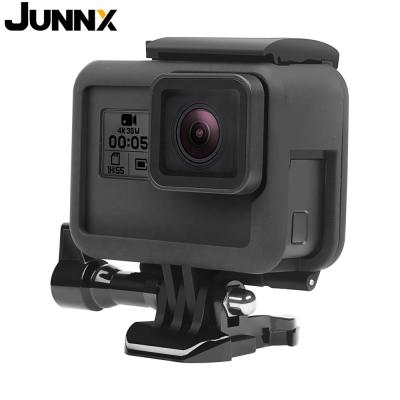 China Support Camera Junnx Frame Case Protective Mount For GoPro Hero 10 Camera 9 8 Frontier Protective Action Camera Accessory Black for sale