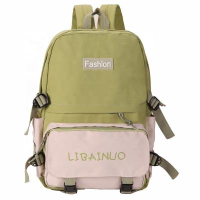 China Yuhong waterproof school bags backpack 2023 green new fashion laptop bag light space large school bag for kids for sale