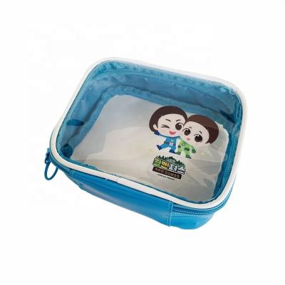 China Yuhong Custom Waterproof Travel Storage Waterproof Cosmetic Bag Small Make Up Bag Transparent Pouch PVC Promotion Gift Toiletry Bag for sale