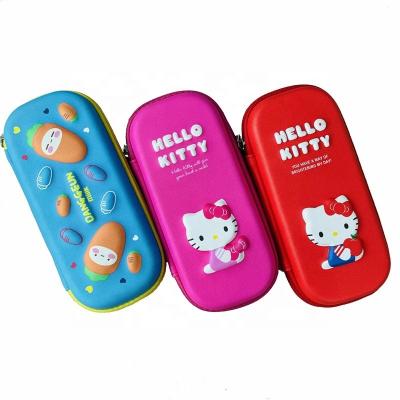 China Schools & Offices Yuhong Waterproof Pencail Case Wholesale EVA Kids 3D Pencil Case Cute Kawaii Cartoon Animal Stationery Box for sale