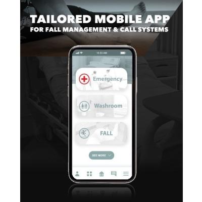 China Cloud based. Central Control Hub Custom Medical Healthcare APP Development UI/UX Mobile Design Integrate Patient Care Fall Management Optimize Digital Efficiency for sale