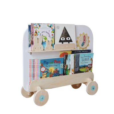 China Large Funny Picture Two Bookshelves DIY Toy Wooden Rabbit Drawing Board in One Combination Education Toys Gifts for Toddler for sale