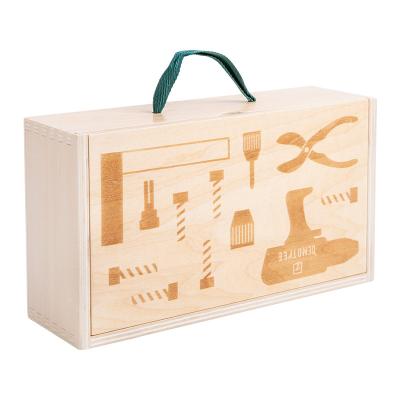 China DIY Toy Wooden Toolbox Funny Education Learning Role Play DIY Game Toys Christmas Birthday Gifts For Toddler Children Kids for sale