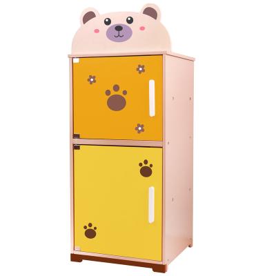 China Wooden Play Wooden Preschool Education Learning Bear Fridge Kitchen Role Play Toys Gifts For Kids Children for sale