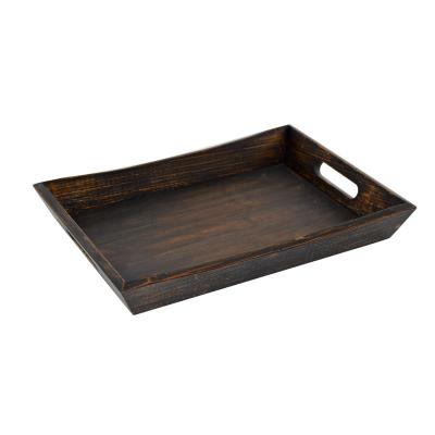 China Wholesale High Quality Rustic Wood Fruit American Style Hotel Europe American Type Pine Tray for sale