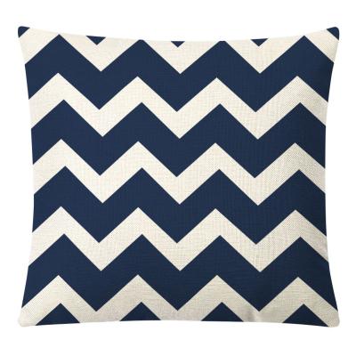 China Square Home Sofa Pillow Cover Decorative Cushion Cover Fashion Pillow Case Geometry Design Cute Cartoon Anti-Static Pillow Cover for sale