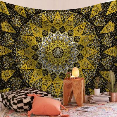 China Mandala Tapestry Wall Hanging Sandy Indian Bohemian Tapestries Beach Throw Blanket Travel Minimalist Mattress Tent Camping Blanket for sale