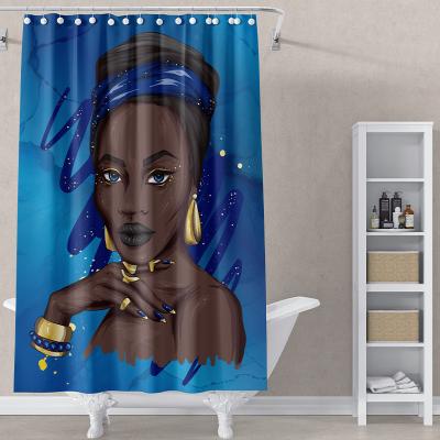 China Wholesale Shower Curtains Hook High QualityDigital Printing Shower Curtain Sustainable Bathroom Plus Shower Curtain for sale