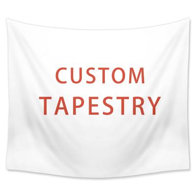 China Custom Logo Printed Wall Hanging Tapestry Minimalist for Home Decor Background Tapestry Wall Hanging for sale