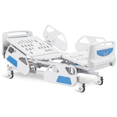 China Convenient Equipment, Furniture and Facilities 5 Function Medical Electric Hospital Bed ICU Ward Room Electronic Medical Bed for Patient for sale