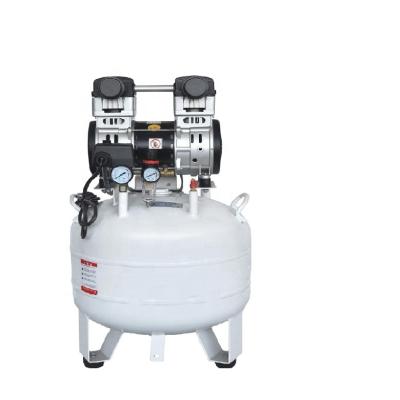 China Dental Oil Free Air-Compressors Silence Compressor 8 Bar 1500W 50L 2HP Oilless Air Compressor Kit One For Four Dental Units for sale